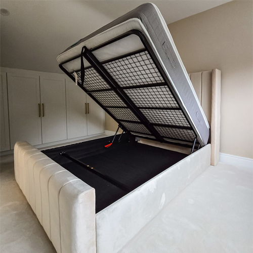 Cage storage ottoman 